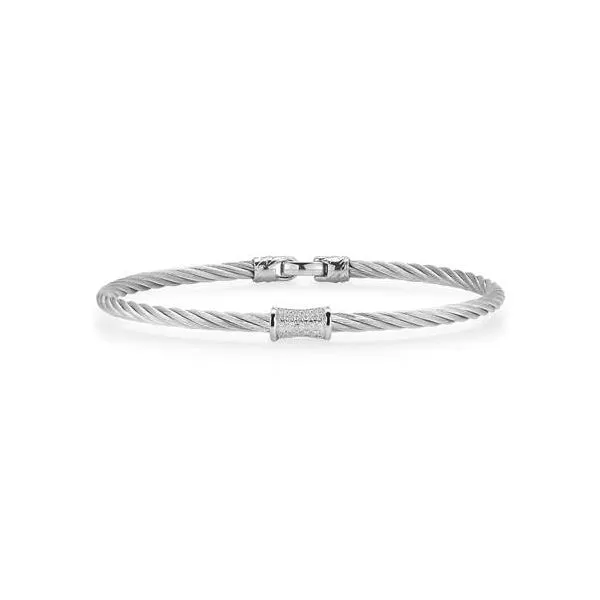 ALOR Classique Collection Diamond Bangle (.06cttw) SVS Fine Jewelry Oceanside, NY