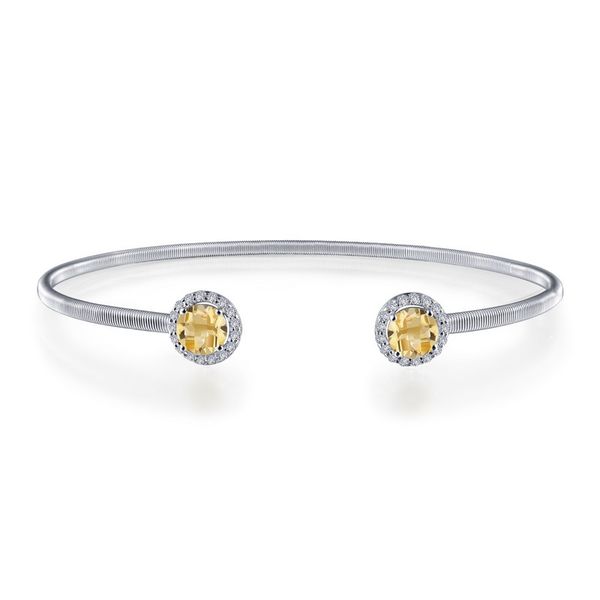 Lafonn Silver Birthstone Bracelet - November - Citrine SVS Fine Jewelry Oceanside, NY