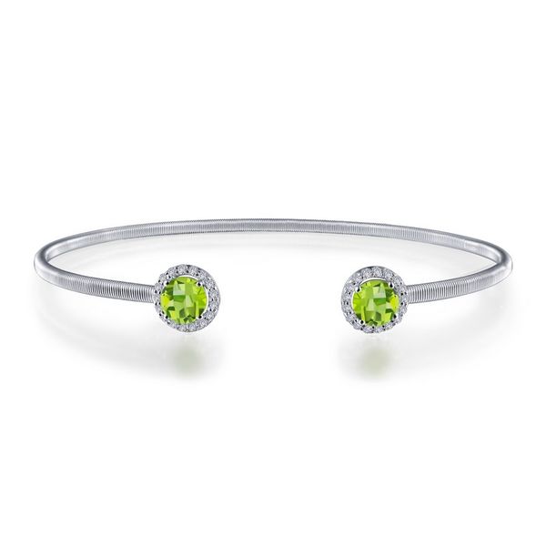 Lafonn Silver Birthstone Bracelet - August - Peridot SVS Fine Jewelry Oceanside, NY