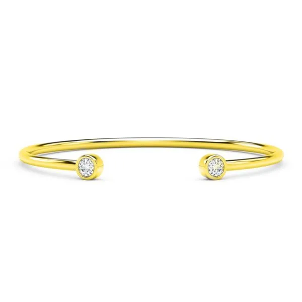 Yellow Gold Forevermark Diamond Bangle SVS Fine Jewelry Oceanside, NY