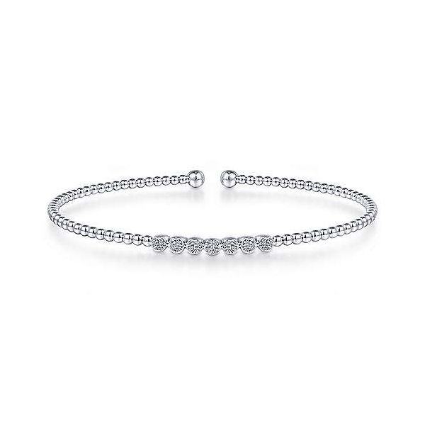 Gabriel & Co. Bujukan 14K White Gold & Diamond Bangle SVS Fine Jewelry Oceanside, NY