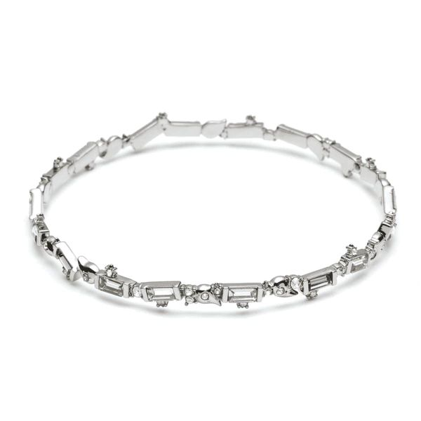 Alexis Bittar Crystal Baguette Bangle Bracelet SVS Fine Jewelry Oceanside, NY