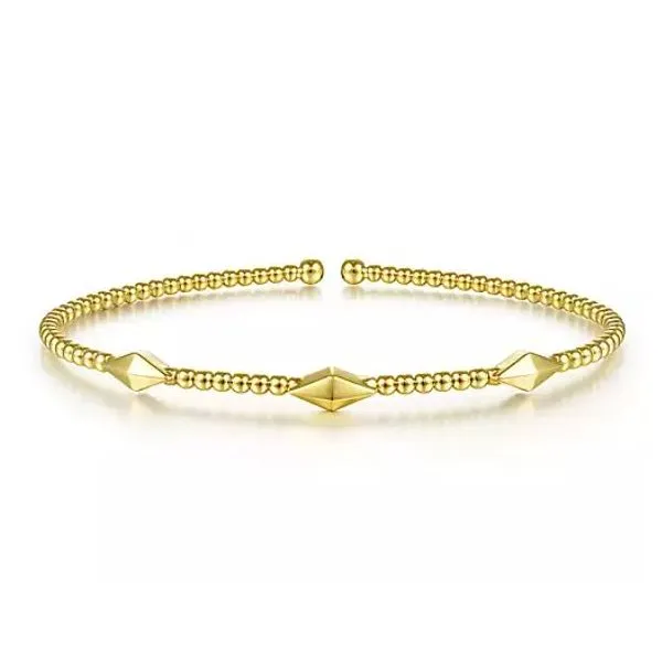 Gabriel & Co. Bujukan Yellow Gold Bangle SVS Fine Jewelry Oceanside, NY