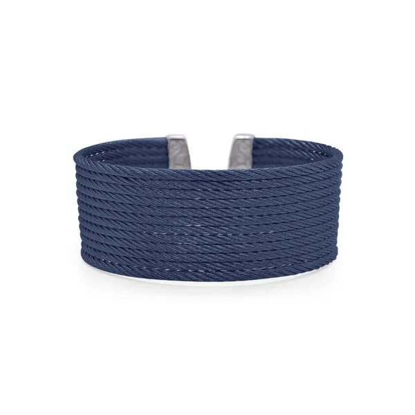 ALOR Cuff Essentials Blueberry Cable 12-Row Bangle SVS Fine Jewelry Oceanside, NY