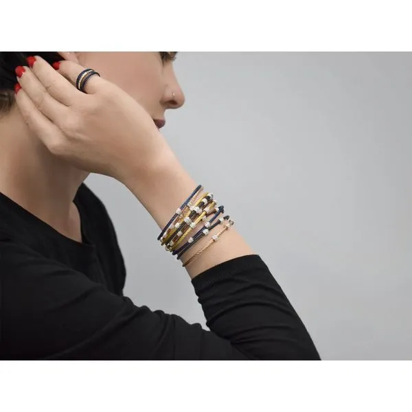 ALOR Rose Gold, Blueberry Cable & Diamond Bracelet Image 2 SVS Fine Jewelry Oceanside, NY