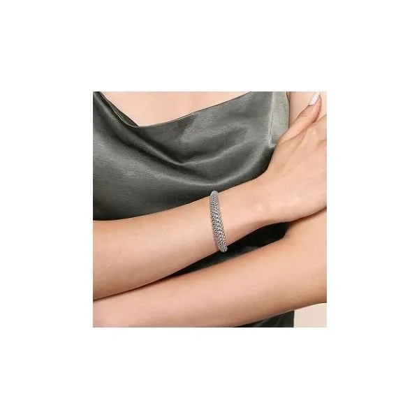 Gabriel & Co. Bujukan Sterling Silver Bangle Image 2 SVS Fine Jewelry Oceanside, NY