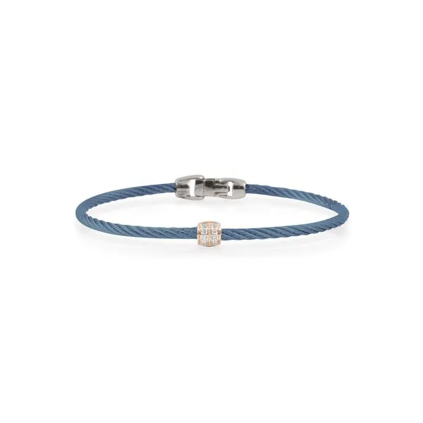 ALOR Caribbean Blue Cable Bracelet SVS Fine Jewelry Oceanside, NY