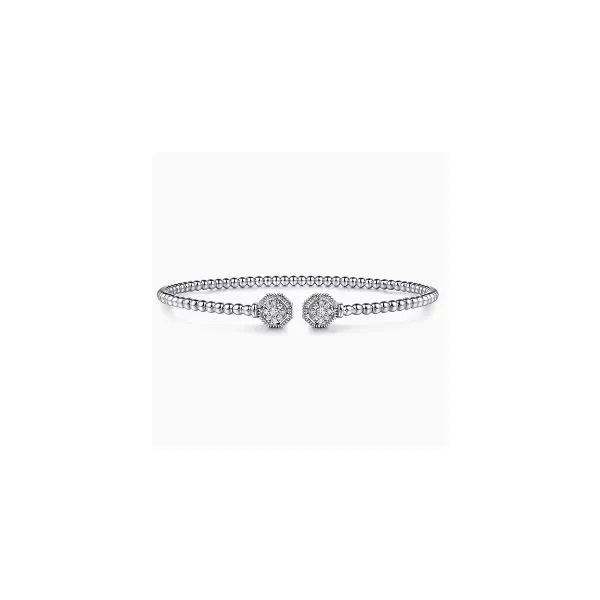 Gabriel & Co. Bujukan White Gold & Diamond Bangle SVS Fine Jewelry Oceanside, NY