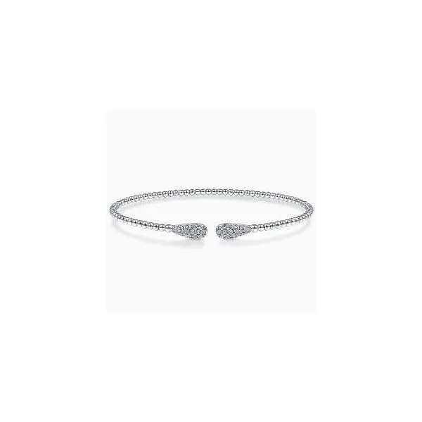 Gabriel & Co. Bujukan White Gold & Diamond Bangle SVS Fine Jewelry Oceanside, NY