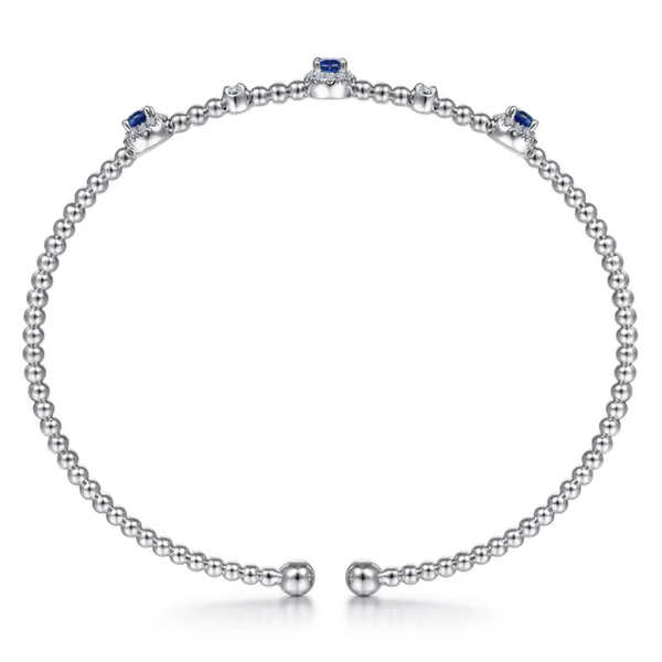 Gabriel & Co. Bujukan White Gold Bangle Image 3 SVS Fine Jewelry Oceanside, NY