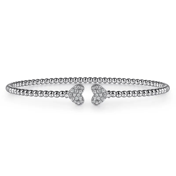 Gabriel & Co. Bujukan White Gold & Diamond Bangle SVS Fine Jewelry Oceanside, NY