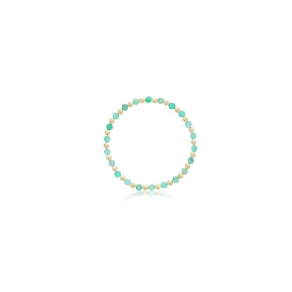 Dee Berkley Aventurine & Gold Filled Beads Bracelet SVS Fine Jewelry Oceanside, NY