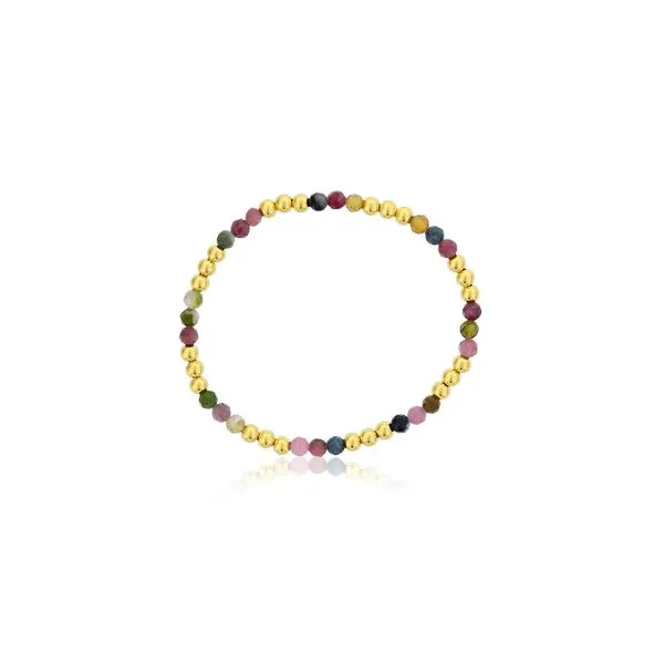 Dee Berkley Tourmaline & Gold Filled Beads Bracelet SVS Fine Jewelry Oceanside, NY