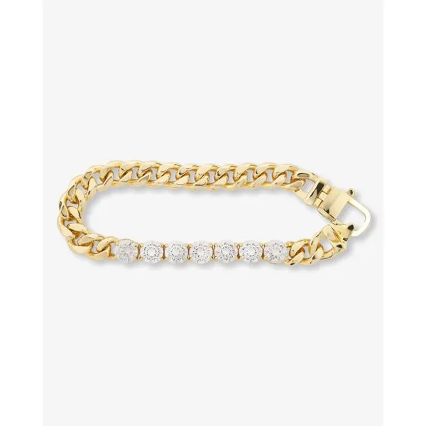 Melinda Maria Julian Loves Diamonds Gold Bracelet SVS Fine Jewelry Oceanside, NY