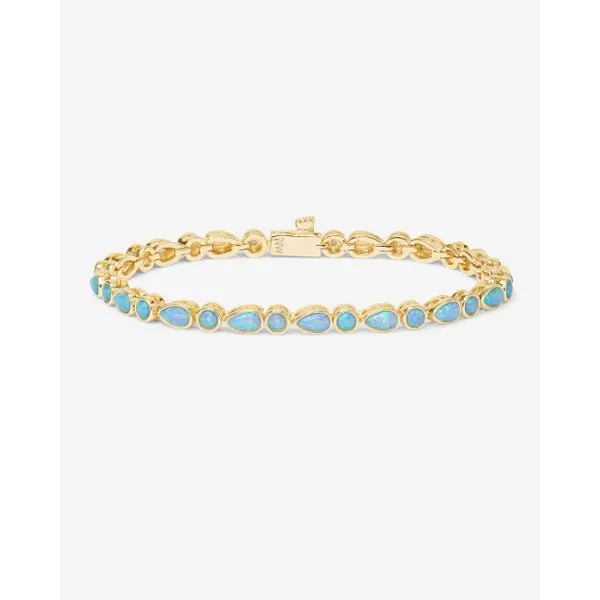 Melinda Maria Isla Gold Tennis Bracelet SVS Fine Jewelry Oceanside, NY