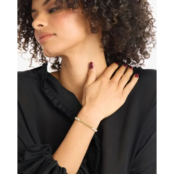 Melinda Maria Baby Julian's Obsessed With Diamonds Gold Bracelet Image 2 SVS Fine Jewelry Oceanside, NY