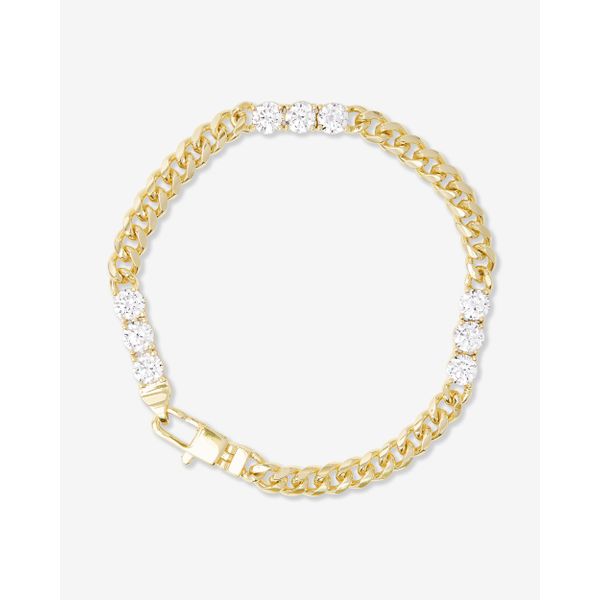 Melinda Maria Baby Julian's Obsessed With Diamonds Gold Bracelet SVS Fine Jewelry Oceanside, NY