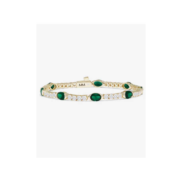 Melinda Maria She's So Extra Gold Tennis Bracelet SVS Fine Jewelry Oceanside, NY