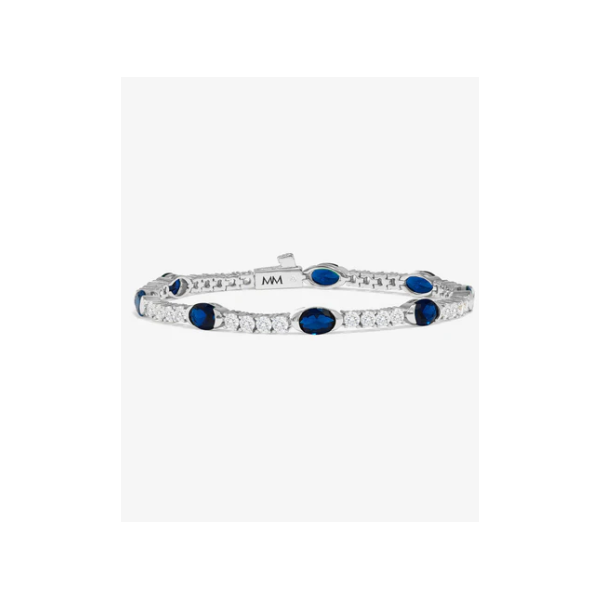 Melinda Maria She's So Extra Silver Tennis Bracelet SVS Fine Jewelry Oceanside, NY