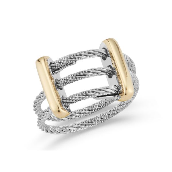 ALOR Classique Collection Gray Cable Fashion Ring SVS Fine Jewelry Oceanside, NY