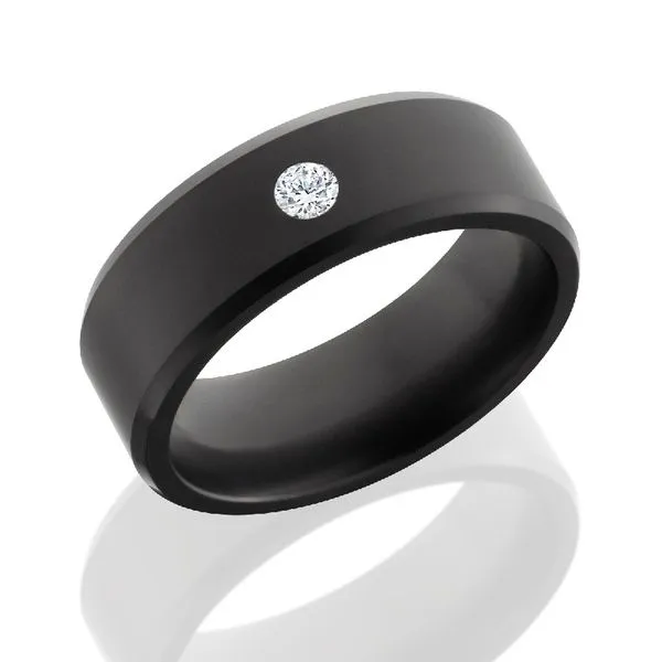 Elysium Ares Collection Black Diamond Wedding Band SVS Fine Jewelry Oceanside, NY