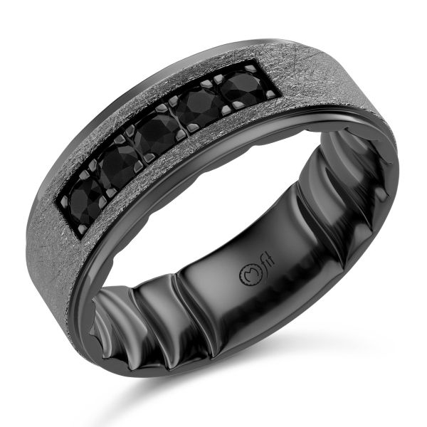 MFIT Men's Gunmetal Gold Wedding Band SVS Fine Jewelry Oceanside, NY