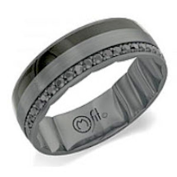MFIT Men's Gunmetal Gold Wedding Band SVS Fine Jewelry Oceanside, NY