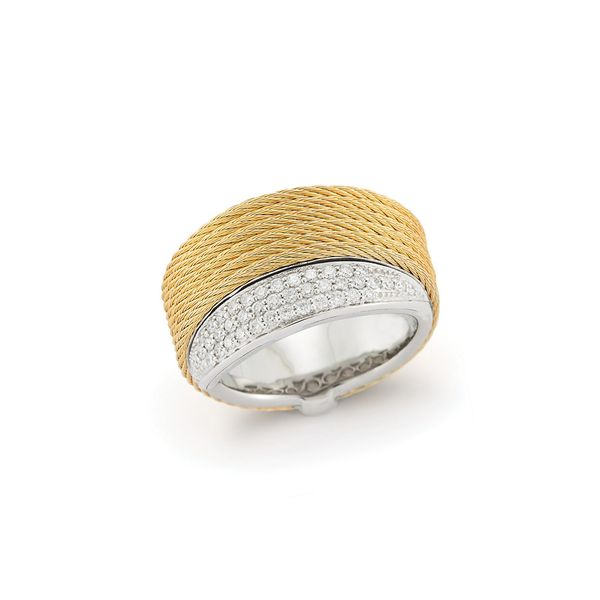 ALOR Classique Collection Yellow Cable Fashion Ring SVS Fine Jewelry Oceanside, NY