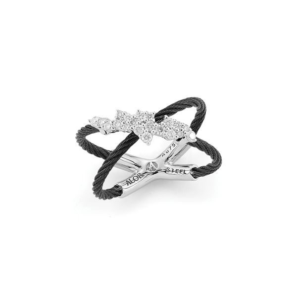 ALOR Noir Collection Diamond Fashion Ring SVS Fine Jewelry Oceanside, NY