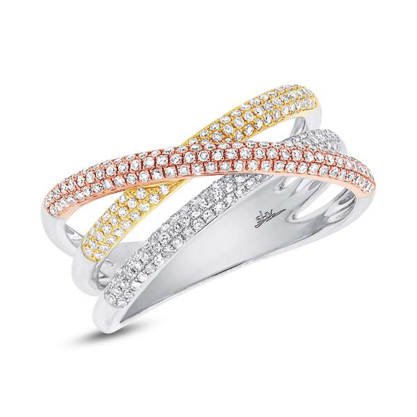 White, Yellow, & Rose Gold & Diamond Ring SVS Fine Jewelry Oceanside, NY