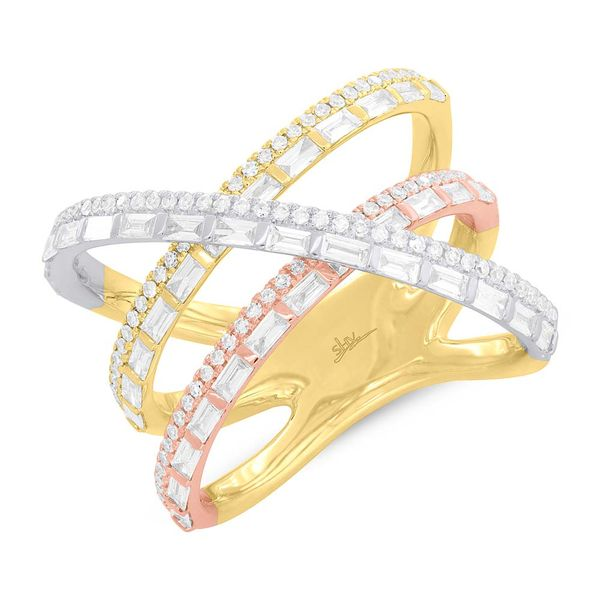 White, Yellow, & Rose Gold & Diamond Ring SVS Fine Jewelry Oceanside, NY
