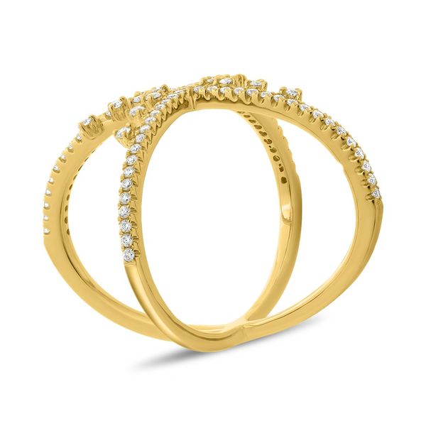 14K Yellow Gold & Diamond Ring Image 2 SVS Fine Jewelry Oceanside, NY