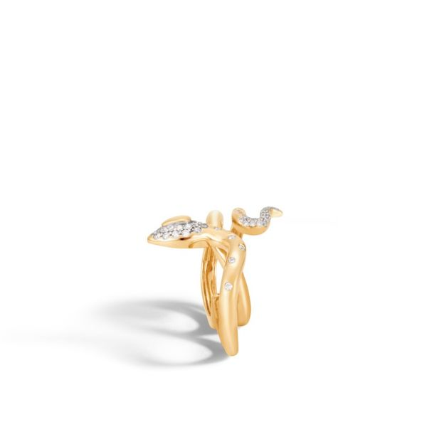 John Hardy Legends Collection Yellow Gold & Diamond Ring Image 3 SVS Fine Jewelry Oceanside, NY