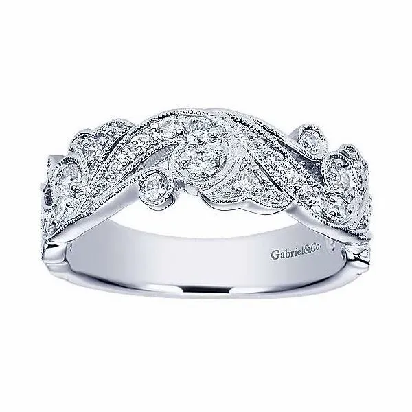 Gabriel & Co. White Gold & Diamond Ring Image 4 SVS Fine Jewelry Oceanside, NY