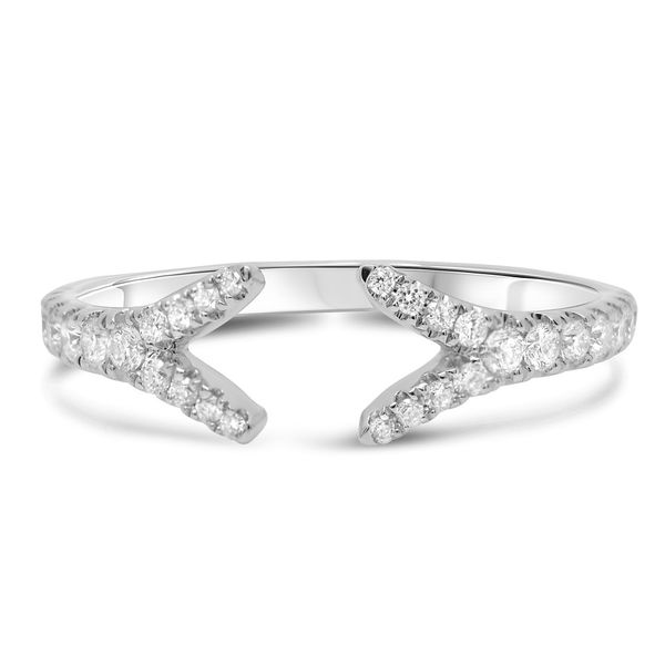 14K White Gold & Diamond Y Band SVS Fine Jewelry Oceanside, NY