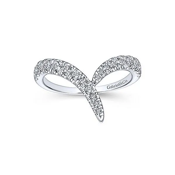 Gabriel & Co. Kaslique White Gold Diamond Fashion Ring Image 4 SVS Fine Jewelry Oceanside, NY