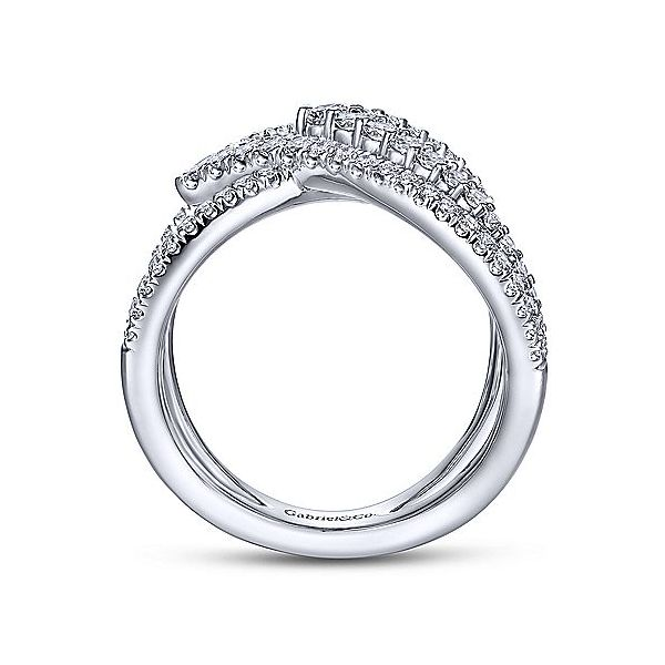 Gabriel & Co. Kaslique White Gold Diamond Fashion Ring Image 2 SVS Fine Jewelry Oceanside, NY