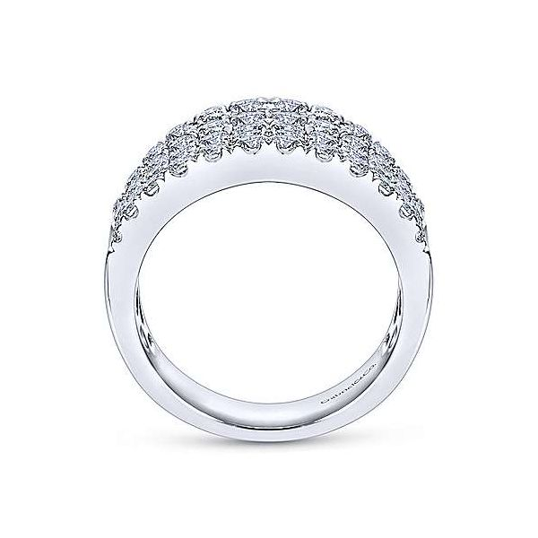 Gabriel & Co. Lusso 14K White Gold Diamond Ring Image 2 SVS Fine Jewelry Oceanside, NY