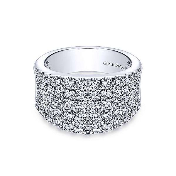 Gabriel & Co. Lusso 14K White Gold Diamond Ring SVS Fine Jewelry Oceanside, NY