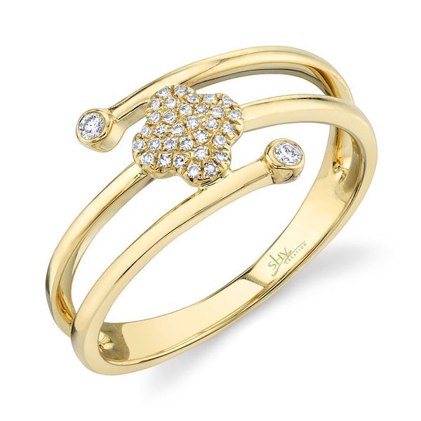 Shy Creation Diamond Clover Ring SVS Fine Jewelry Oceanside, NY
