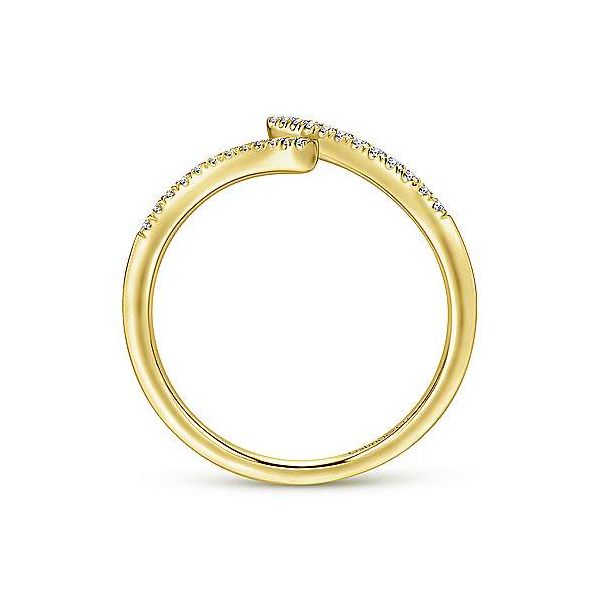 Gabriel & Co. Kaslique 14K Yellow Gold Diamond Ring Image 2 SVS Fine Jewelry Oceanside, NY