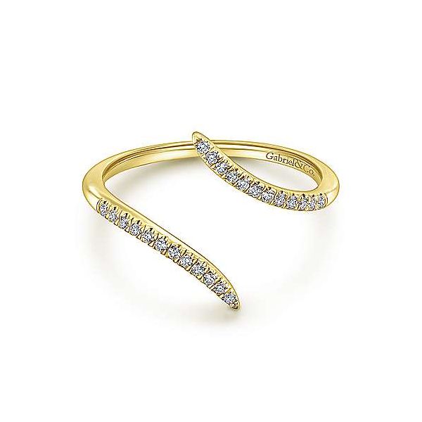 Gabriel & Co. Kaslique 14K Yellow Gold Diamond Ring SVS Fine Jewelry Oceanside, NY