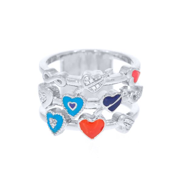 Ella Stein Diamond Sweetheart Ring, 7.5 SVS Fine Jewelry Oceanside, NY