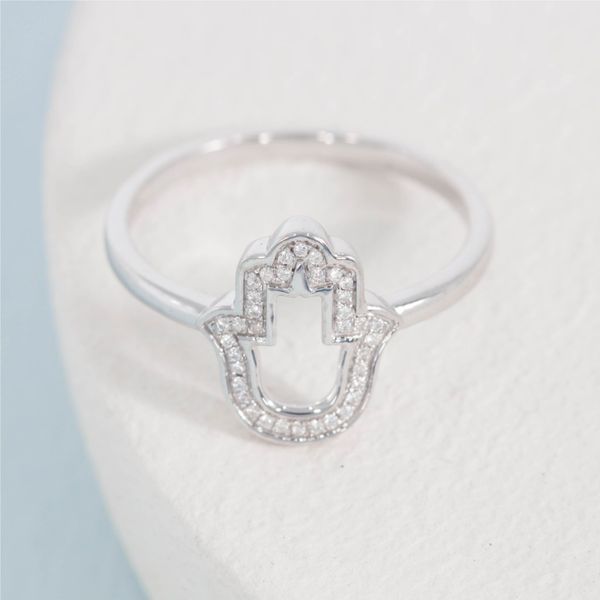 Ella Stein Diamond Hamsa Ring SVS Fine Jewelry Oceanside, NY