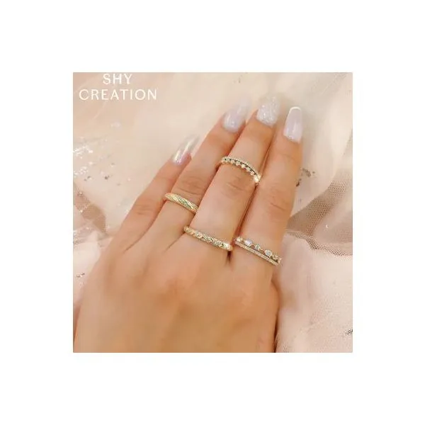 Shy Creation White Gold Diamond Ring, 0.37Cttw Image 2 SVS Fine Jewelry Oceanside, NY