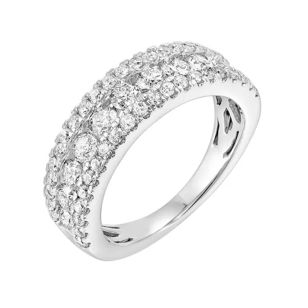 Lab Grown Diamond Anniversary Ring, 1.38ctw Image 2 SVS Fine Jewelry Oceanside, NY
