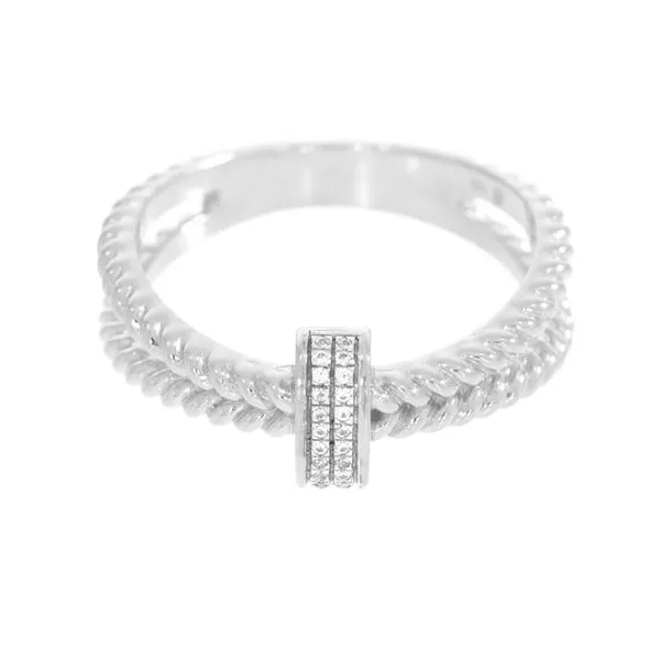Ella Stein Halfway Point Sterling Silver Ring SVS Fine Jewelry Oceanside, NY