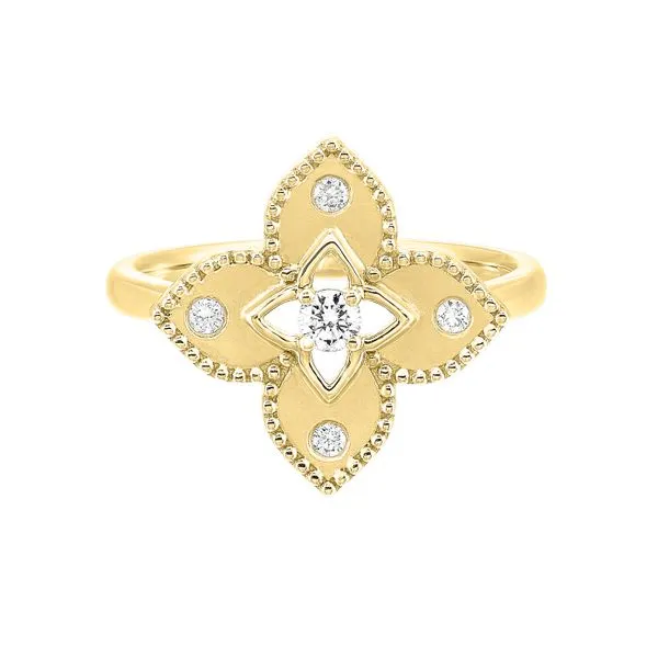 PASSION8 Diamond Clover Ring Image 2 SVS Fine Jewelry Oceanside, NY