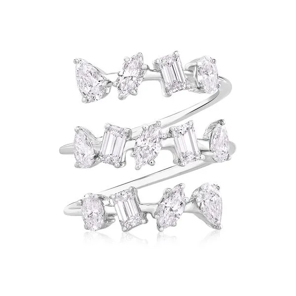 Trenita White Gold Diamond Ring, 2.03Cttw, Size 6.5 SVS Fine Jewelry Oceanside, NY