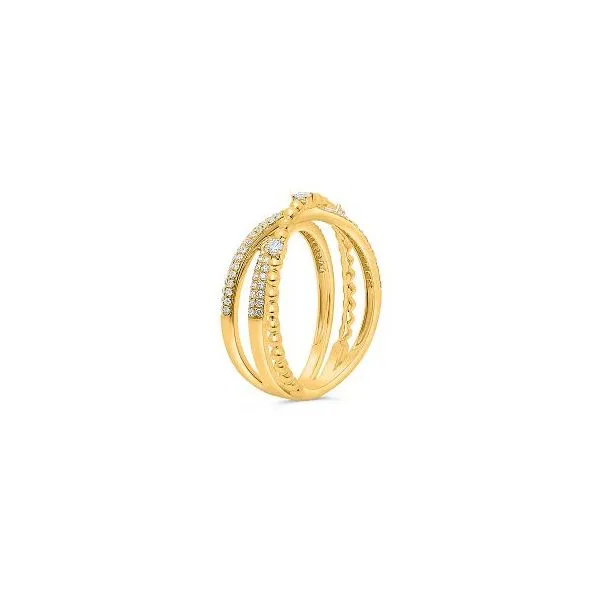Yellow Gold & Diamond Ring, 0.30Cttw, Size 6.5 Image 3 SVS Fine Jewelry Oceanside, NY